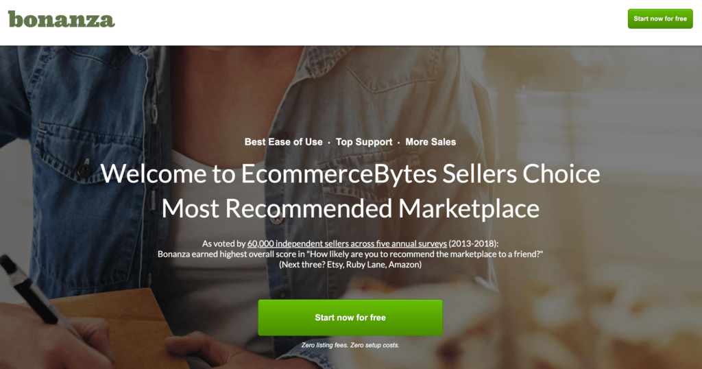 sell clothes on bonanza