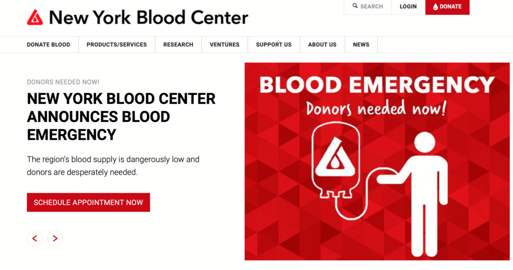 donate plasma for money at NYBC
