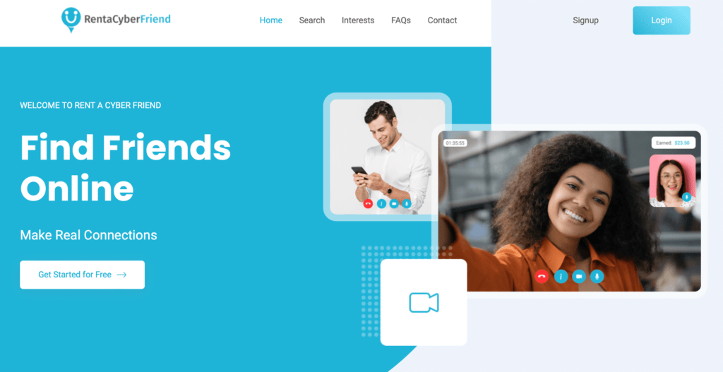Rentacyberfriend-to-make-money